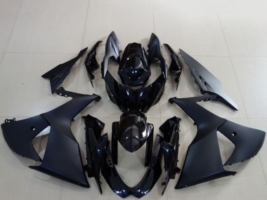 Preisgünstige Suzuki GSXR 1000 Motorrad Verkleidung 2009-2016 - Matt Schwarz Glanzendes Schwarz