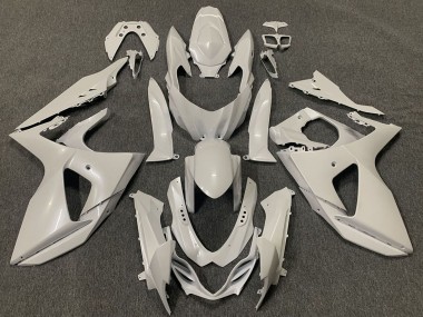 Preisgünstige Suzuki GSXR 1000 Motorrad Verkleidung 2009-2016 - Glanzendes Weiss