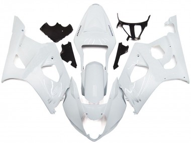Preisgünstige Suzuki GSXR 1000 Motorrad Verkleidung 2003-2004 - Glanzendes Weiss