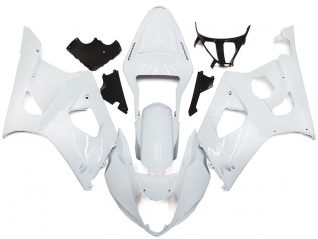 Preisgünstige Suzuki GSXR 1000 Motorrad Verkleidung 2003-2004 - Glanzendes Weiss