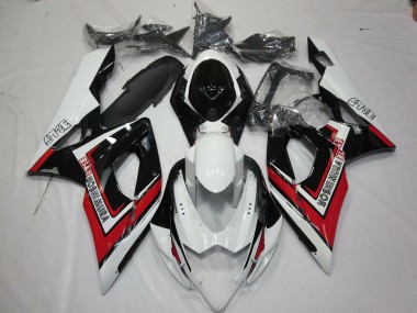 Preisgünstige Suzuki GSXR 1000 Motorrad Verkleidung 2005-2006 - Weiss Rot Schwarz Yoshimura