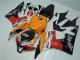 Preisgünstige Honda CBR600RR Motorrad Verkleidung 2007-2008 - Orange Weiss Rot Glanzendes Schwarz Repsol