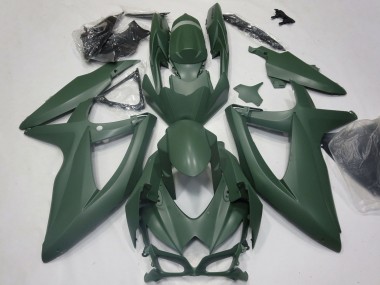 Preisgünstige Suzuki GSXR 600 / GSXR 750 Motorrad Verkleidung 2008-2010 - Armee Grun