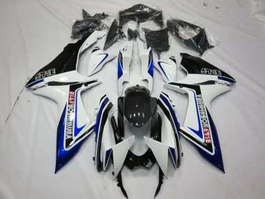 Preisgünstige Suzuki GSXR 600 / GSXR 750 Motorrad Verkleidung 2011-2024 - Weiss Blau Glanzendes Schwarz Alstare