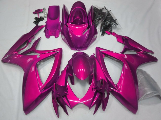 Preisgünstige Suzuki GSXR 600 / GSXR 750 Motorrad Verkleidung 2006-2007 - Rosa