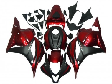 Preisgünstige Honda CBR600RR Motorrad Verkleidung 2009-2012 - Rot Matt Schwarz