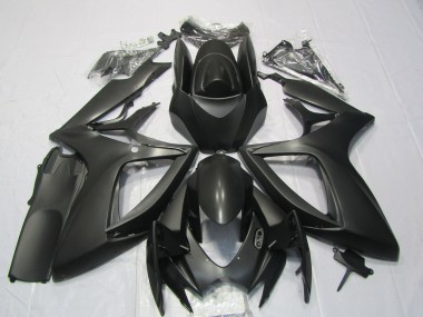 Preisgünstige Suzuki GSXR 600 / GSXR 750 Motorrad Verkleidung 2006-2007 - Matt Schwarz
