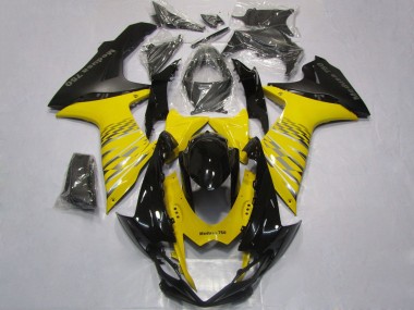 Preisgünstige Suzuki GSXR 600 / GSXR 750 Motorrad Verkleidung 2011-2024 - Gelb Grau Schwarz