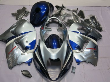 Preisgünstige Suzuki GSXR 1300 Motorrad Verkleidung 1996-2007 - Silber Blau