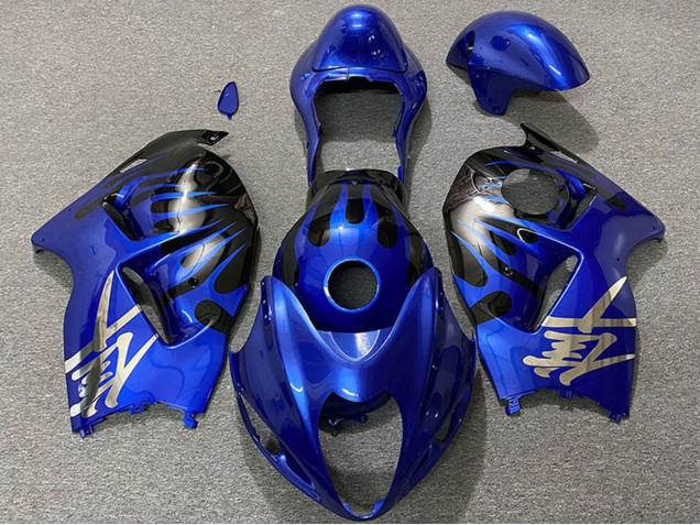 Preisgünstige Suzuki GSXR 1300 Motorrad Verkleidung 1996-2007 - Dunkel Blau und Schwarz