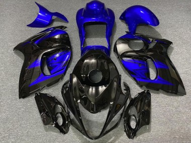Preisgünstige Suzuki GSXR 1300 Motorrad Verkleidung 2008-2020 - Glanzendes Schwarz und Dunkel Blau