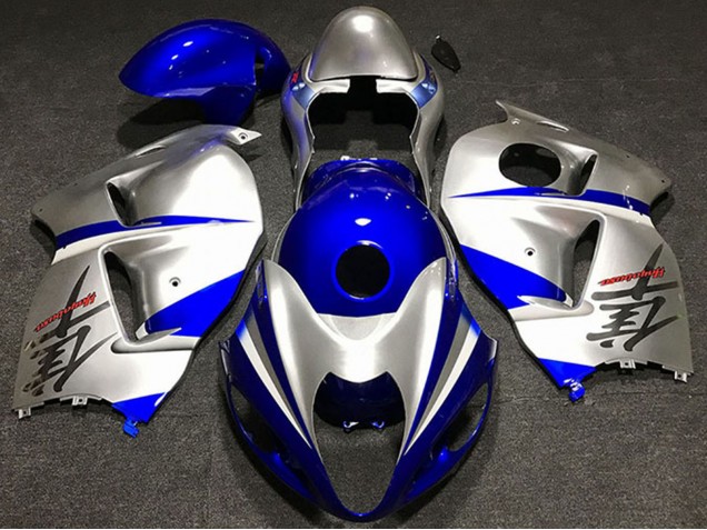 Preisgünstige Suzuki GSXR 1300 Motorrad Verkleidung 1996-2007 - Silber Blau