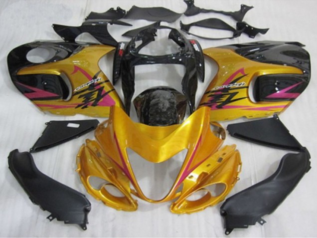 Preisgünstige Suzuki GSXR 1300 Motorrad Verkleidung 2008-2020 - Gold Schwarz