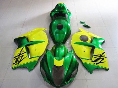 Preisgünstige Suzuki GSXR 1300 Motorrad Verkleidung 1996-2007 - Grun und Gelb