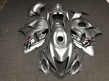Preisgünstige Suzuki GSXR 1300 Motorrad Verkleidung 2008-2020 - Flussiges Silber Rot