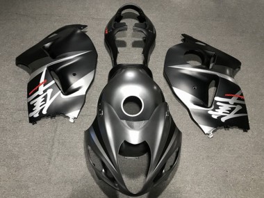 Preisgünstige Suzuki GSXR 1300 Motorrad Verkleidung 1996-2007 - Matt Silber Schwarz
