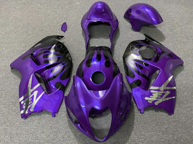 Preisgünstige Suzuki GSXR 1300 Motorrad Verkleidung 1996-2007 - Lila und Schwarz