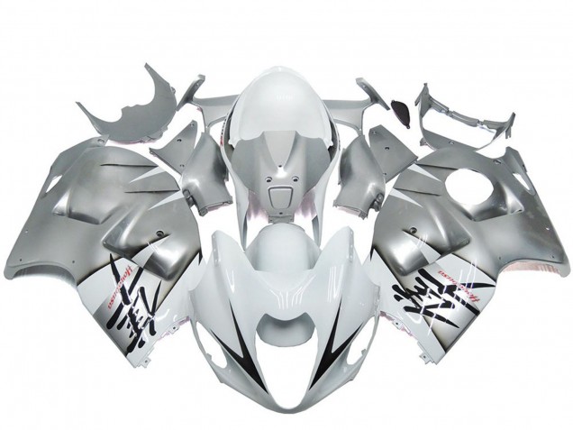 Preisgünstige Suzuki GSXR 1300 Motorrad Verkleidung 1996-2007 - Silber Weiss OEM Stil