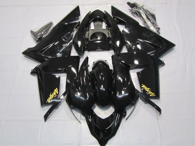 Preisgünstige Kawasaki ZX10R Motorrad Verkleidung 2004-2005 - Glanzendes Schwarz Gold