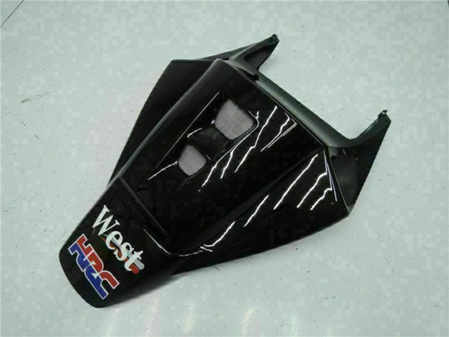 Preisgünstige Honda CBR1000RR Motorrad Verkleidung 2004-2005 - Glanzendes Schwarz Weiss West Mobil Michelin