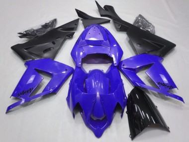 Preisgünstige Kawasaki ZX10R Motorrad Verkleidung 2004-2005 - Perl Blau Schwarz
