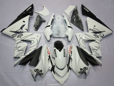 Preisgünstige Kawasaki ZX10R Motorrad Verkleidung 2004-2005 - Weiss Corona