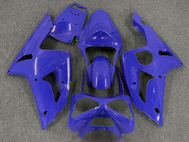 Preisgünstige Kawasaki ZX6R Motorrad Verkleidung 2003-2004 - Blau