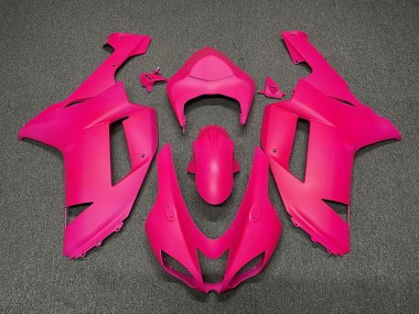 Preisgünstige Kawasaki ZX6R Motorrad Verkleidung 2007-2008 - Fuchsie