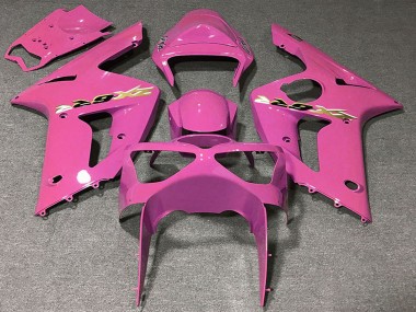 Preisgünstige Kawasaki ZX6R Motorrad Verkleidung 2003-2004 - Rosa