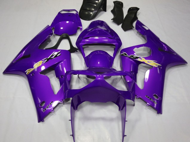Preisgünstige Kawasaki ZX6R Motorrad Verkleidung 2003-2004 - Lila