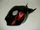 Preisgünstige Honda CBR1000RR Motorrad Verkleidung 2004-2005 - Glanzendes Schwarz Rot Flamme