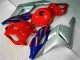 Preisgünstige Honda CBR1000RR Motorrad Verkleidung 2004-2005 - Silber Rot Blau Schwarz Streifen