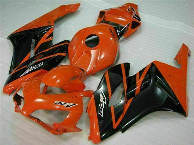 Preisgünstige Honda CBR1000RR Motorrad Verkleidung 2004-2005 - Orange Glanzendes Schwarz