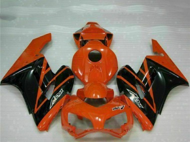 Preisgünstige Honda CBR1000RR Motorrad Verkleidung 2004-2005 - Orange Glanzendes Schwarz
