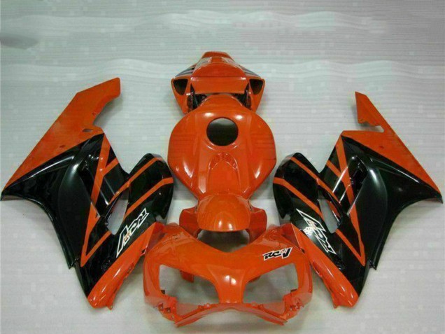 Preisgünstige Honda CBR1000RR Motorrad Verkleidung 2004-2005 - Orange Glanzendes Schwarz