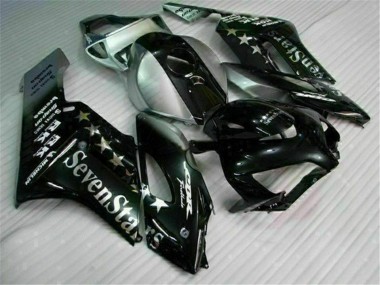 Preisgünstige Honda CBR1000RR Motorrad Verkleidung 2004-2005 - Silber Glanzendes Schwarz SevenStars