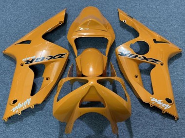 Preisgünstige Kawasaki ZX6R Motorrad Verkleidung 2003-2004 - Orange