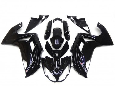 Preisgünstige Kawasaki Ninja ER6F Motorrad Verkleidung 2009-2011 - Glanzendes Schwarz
