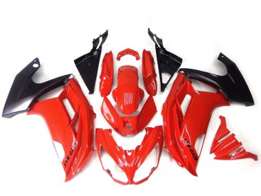 Preisgünstige Kawasaki Ninja ER6F Motorrad Verkleidung 2009-2011 - Rot Schwarz
