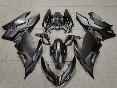 Preisgünstige Kawasaki Ninja 400 Motorrad Verkleidung 2018-2024 - Matt Schwarz