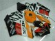 Preisgünstige Honda CBR1000RR Motorrad Verkleidung 2004-2005 - Orange Weiss Rot Schwarz Repsol