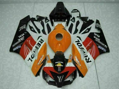 Preisgünstige Honda CBR1000RR Motorrad Verkleidung 2004-2005 - Orange Weiss Rot Schwarz Repsol