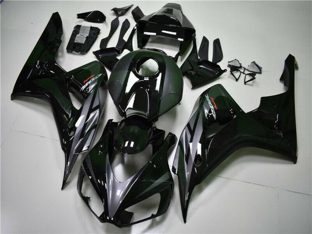 Preisgünstige Honda CBR1000RR Motorrad Verkleidung 2004-2005 - Glanzendes Schwarz Grau