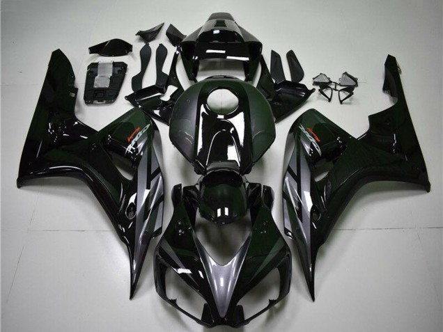 Preisgünstige Honda CBR1000RR Motorrad Verkleidung 2004-2005 - Glanzendes Schwarz Grau