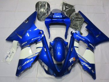 Preisgünstige Yamaha R1 Motorrad Verkleidung 2000-2001 - Blau Weiss