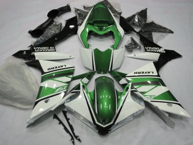 Preisgünstige Yamaha R1 Motorrad Verkleidung 2007-2008 - Weiss Grun Schwarz