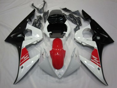 Preisgünstige Yamaha R6 Motorrad Verkleidung 2005 - Weiss Rot Schwarz