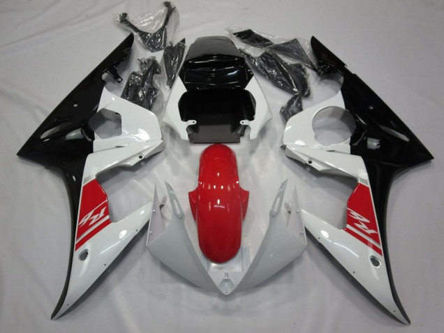 Preisgünstige Yamaha R6 Motorrad Verkleidung 2005 - Weiss Rot Schwarz