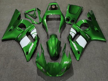 Preisgünstige Yamaha R6 Motorrad Verkleidung 1998-2002 - Grun Weiss