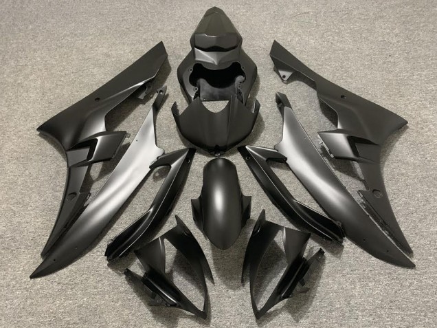Preisgünstige Yamaha R6 Motorrad Verkleidung 2006-2007 - Matt Schwarz